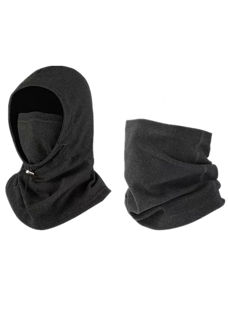 SYOSI Detachable Cold Weather Balaclava Ski Mask for Men Women Winter Scarf Mask Neck Warmer for Cycling Motorcycle Fishing Cold Weather - Image 1